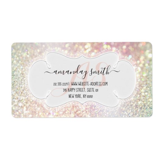 Custom Wedding UAWG Holograph Glitte (Vorne)