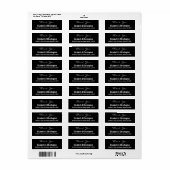 Custom Wedding Vielen Dank, dass Sie das Adresseti (Vorne)