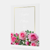 Custom Wedding Welcome Acrylic-Zeichen Acrylschild (Winkel)