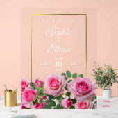 Custom Wedding Welcome Acrylic-Zeichen Acrylschild (Hochzeit)