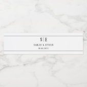 Custom Wedding Welcome Brautparty Gastgeschenke Wasserflaschenetikett (Einzelnes Label)