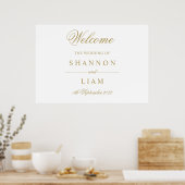 Custom Wedding Welcome Poster (Küche)