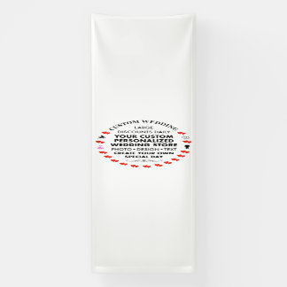 Custom Wedding Welcome Sign 10' x 4' Vinyl Banner