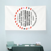 Custom Wedding Welcome Sign 10' x 6' Vinyl Banner (Messe)