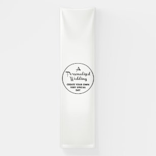 Custom Wedding Welcome Sign 10'x2.5' Vinyl Banner