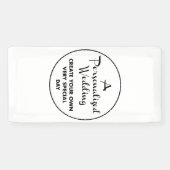 Custom Wedding Welcome Sign 2' x 1' Vinyl Banner (Horizontal)