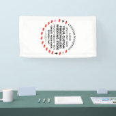 Custom Wedding Welcome Sign 3' x 1.6' Vinyl Banner (Messe)