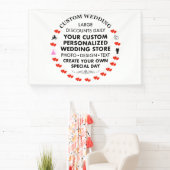 Custom Wedding Welcome Sign 4' x 6' Vinyl Banner (InSitu)