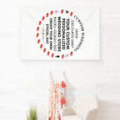 Custom Wedding Welcome Sign 6' x 4' Vinyl Banner (InSitu)