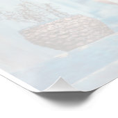 Custom Wedding Welcome Sign mit Couple's Foto Poster (Ecke)