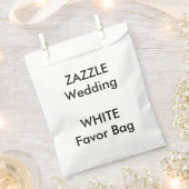 Custom Wedding WHITE Paper Fevor Bag Geschenktütchen (Ausgeschnitten)