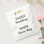 Custom Wedding WHITE Paper Fevor Bag Geschenktütchen (Versiegelt)