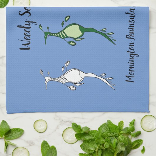 Custom Weedy Seadragon Küchentücher (Gefaltet)