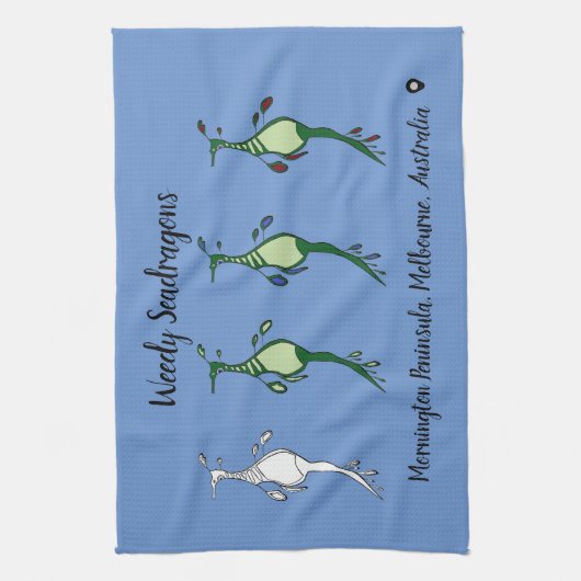 Custom Weedy Seadragon Küchentücher (Vertikal)