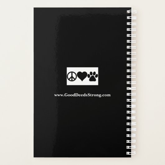 Custom Weekly & Monthly Planer (Rückseite)