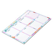 Custom Weekly Planner | Gemütliches Büchermotiv Notizblock (angewinkelt)