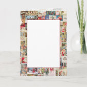 Custom Weihnachtsfeiertage Gruß Muster Urlaub Karte (Vorderseite)