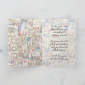 Custom Weihnachtsfeiertage Gruß Muster Urlaub Karte (Innenseite)