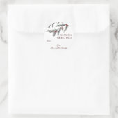 Custom Weihnachtsgeschenkkleber Runder Aufkleber (Tasche)