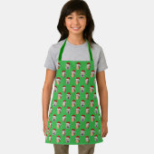 Custom Weihnachtsmannmütze Face 3 Fotos Weihnachts Schürze (Insitu)