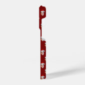 Custom Weihnachtsmannmütze Face Weihnachtsgeschenk iPhone Hülle (Linke Seite)