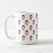 Custom Weihnachtsmannmütze Face Weihnachtsgeschenk Kaffeetasse (Links)