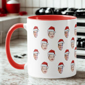 Custom Weihnachtsmannmütze Face Weihnachtsgeschenk Tasse