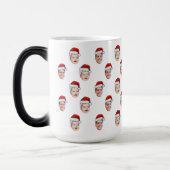 Custom Weihnachtsmannmütze Face Weihnachtsgeschenk Verwandlungstasse (Links)