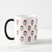 Custom Weihnachtsmannmütze Face Weihnachtsgeschenk Verwandlungstasse (Links)