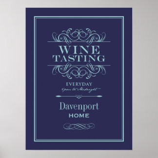 Custom Wein Degustation Art Print - Wohngestaltung Poster