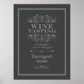 Custom Wein Degustation Art Print - Wohngestaltung Poster (Vorne)