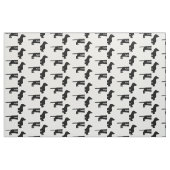 Custom Weiner Dog Silhouette Stoff (Fat Quarter (45,7 x 55,9 cm))