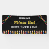 custom welcome back to school 2025 banner (Horizontal)