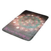 Custom welcome design  badematte (Schrägansicht)