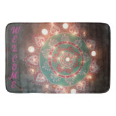 Custom welcome design  badematte (Vorderseite)