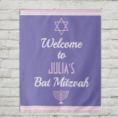 Custom Welcome for Bat Mitzvah Wandteppich