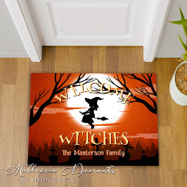 Custom Welcome Hexen Happy Halloween Fußmatte