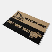 Custom Welcome Home Rug - Gift For Him Fußmatte (Schrägansicht)