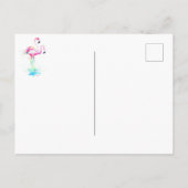 Custom Welcome Miami Beach Florida Graffiti Mural Postkarte (Rückseite)