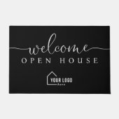 Custom Welcome Open House Real Anwesen Fußmatte (Vorderseite)