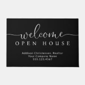 Custom Welcome Open House Real Anwesen Fußmatte (Vorderseite)