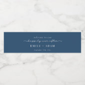 Custom Welcome Wedding Wasserflaschenetikett (Einzelnes Label)