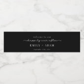 Custom Welcome Wedding Wasserflaschenetikett (Einzelnes Label)