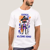 Custom Welcome Zuhause Pirate Graphic T - Shirt (Vorderseite)