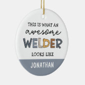 Custom Welder Funny Phantastisch Welder Geschenke Keramik Ornament (Rechts)