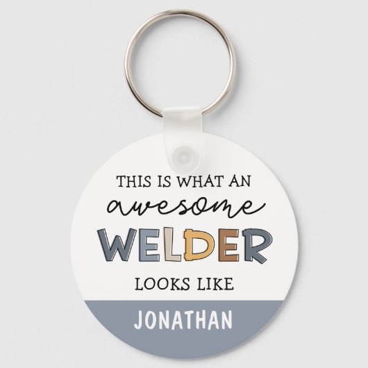 Custom Welder Funny Phantastisch Welder Geschenke Schlüsselanhänger (Vorderseite)