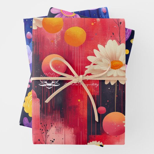 Custom Wellness Product Wrap - Business Retailer Geschenkpapier Set (Beispiel)