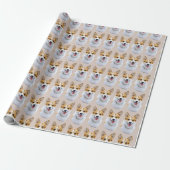 Custom Welsh Corgi Dog Personalisiert Zeichnend Geschenkpapier (Ungerollt)