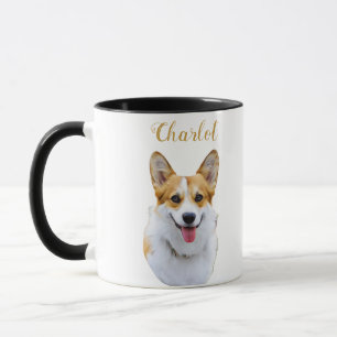 Custom Welsh Corgi Dog Personalisiert Zeichnend Tasse