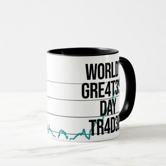 CUSTOM Weltbest Day Trading Tasse (VorderseiteRechts)
